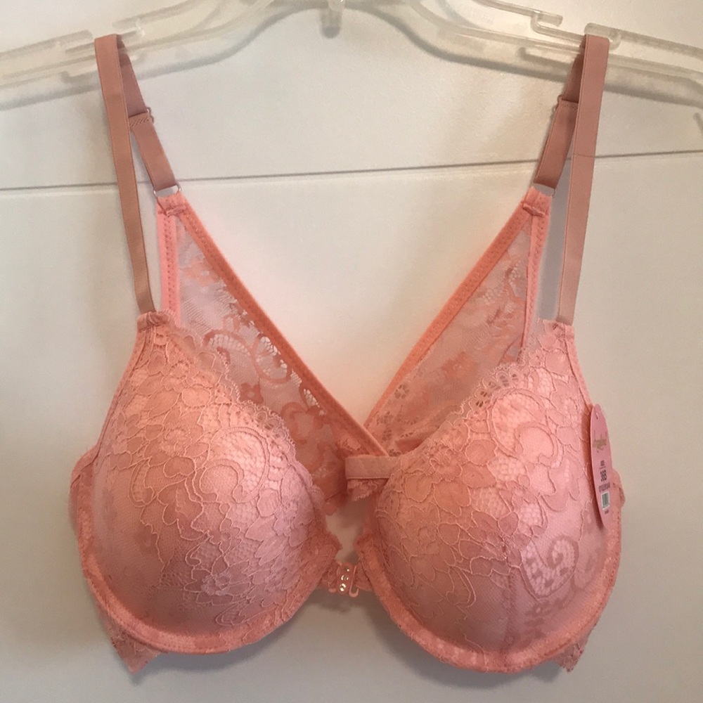 Sexy Lace Bra with Rhinestones